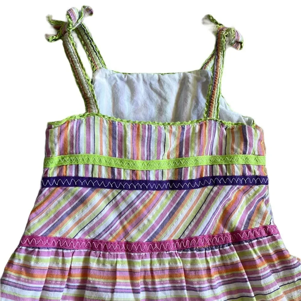Children’s Place Baby Girl 24mo Colorful Sundress Pink Purple Lime - Picture 3 of 10